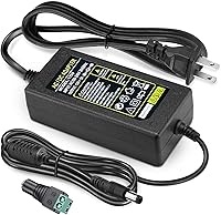 Vista 1 de Adaptador de corriente 12V 5A 4A 3A 2.5A 2A 1A AC DC Cable de alimentación de 0.217x0.083 in para Sceptre Serie EC Monitor, ONN, AOC, Dell, Webcam