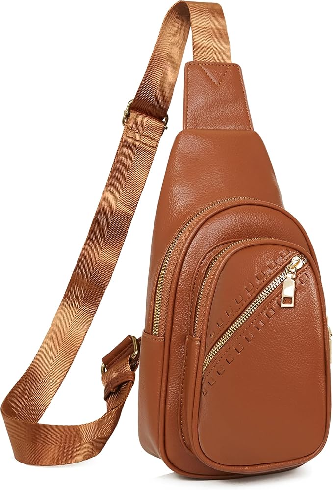 Crossbody Purse for Women Small Crossbody Bags Trendy Vegan Leather with Adjustable Shoulder Straps Gift for Mother Wife Mom