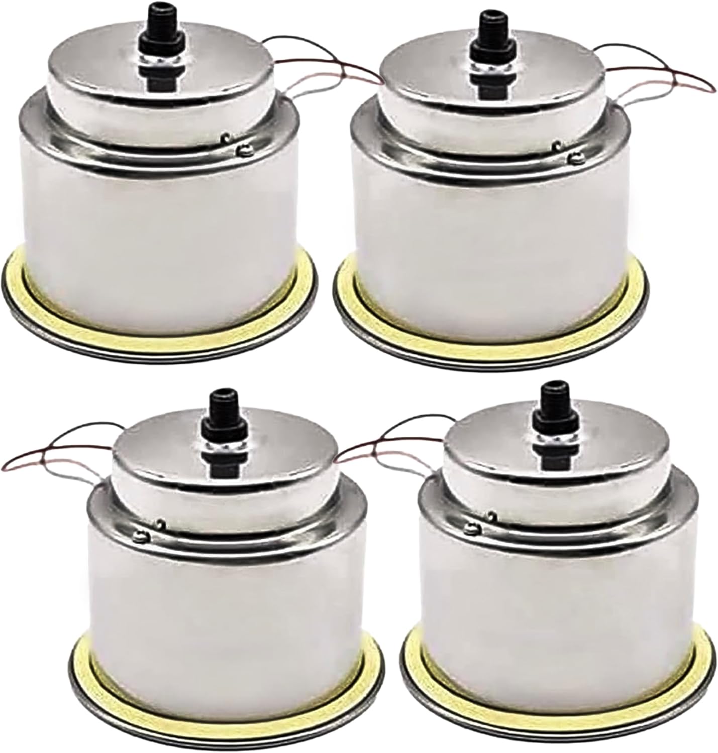 MARINE CITY Red LED Lights Cup Holder with Drain, 304 Grade Stainless Steel, Durable, Corrosion-Resistant, Easy Installation for Boats, Marines, Yachts, Ships, Kayaks (Pack of 4)
