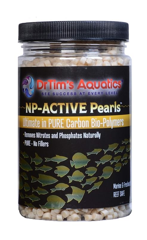 Tratamento de Água para Aquário DrTim's Aquatics NP-Active Pearls, Modelo 801, 450 mL para 567,75 L
