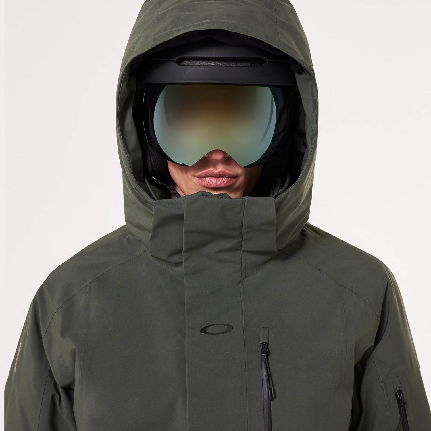 Oakley Mens Sub Temp Recycled Gore-Tex Jacket 2.0, New Dark Brush, XX-Large - Image 7