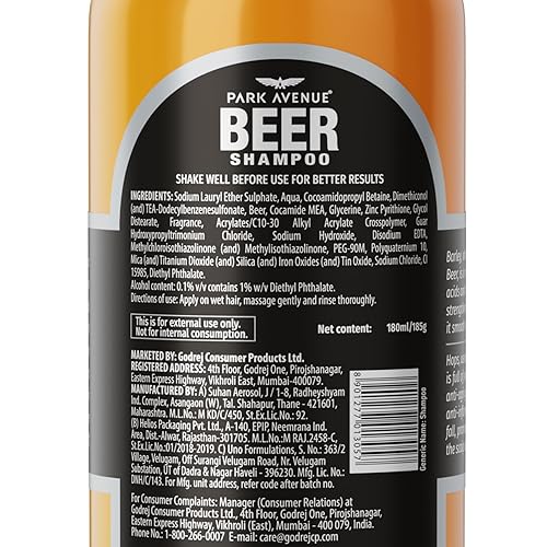 Miniatura 3 de Park Avenue Champú de cerveza anticaspa, 6.1 fl oz - De la India