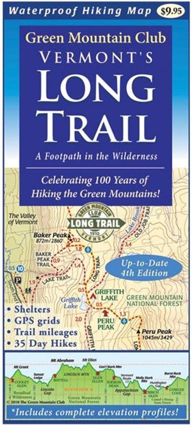 Vermont's Long Trail: Map