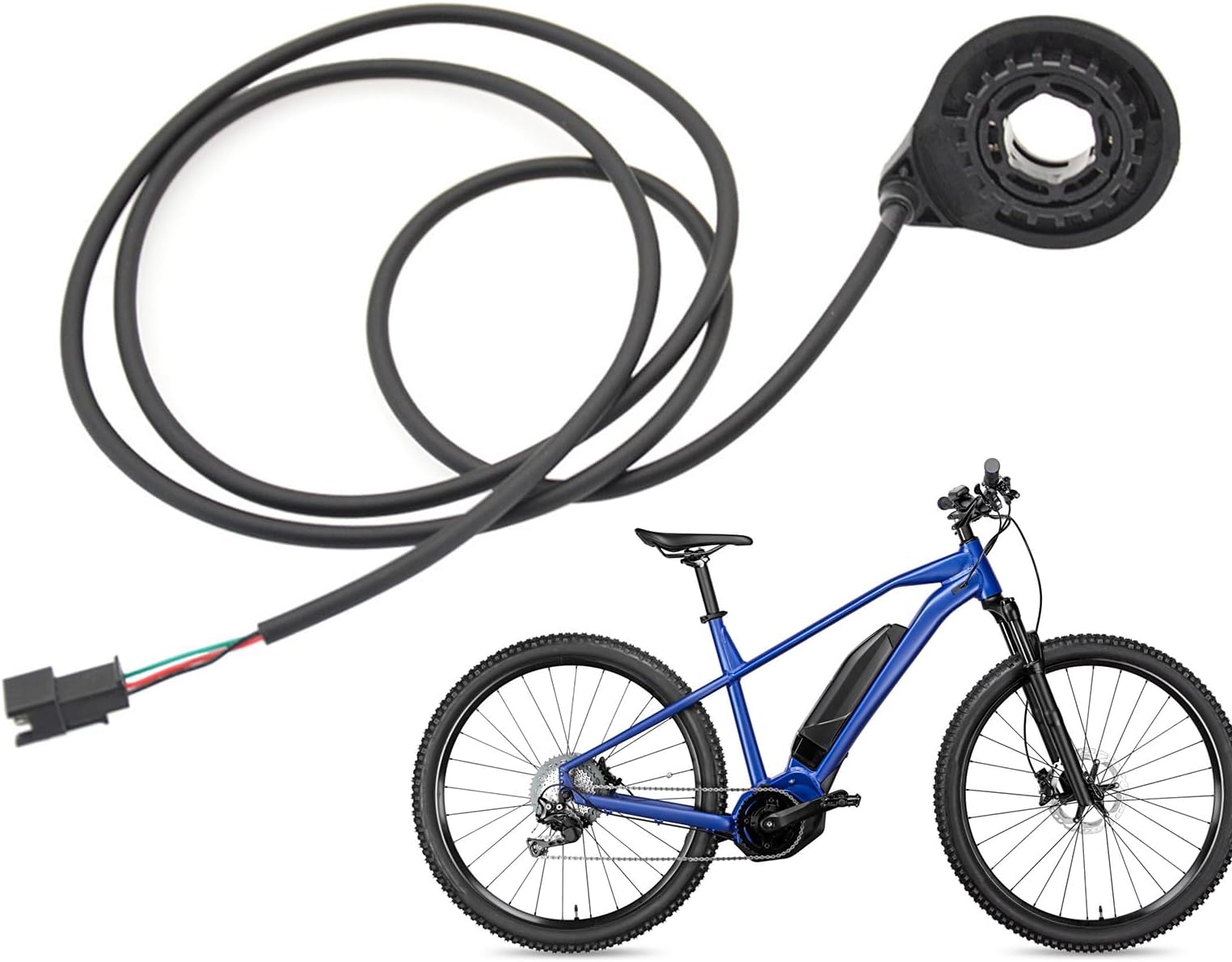 – Speed Sensor | Double Hall Electric Cycling Pedal Assist Sensor,Pas System Cycling Accessories Electric Assistant Speeds for Hub Motor &