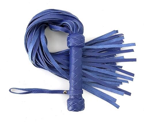 Miniatura 62 de Látigo de caballo suave hecho a mano, herramientas de cuero genuino de 19.7 y 27.6 pulgadas, esencial para entrenamiento y equitación ecuestre