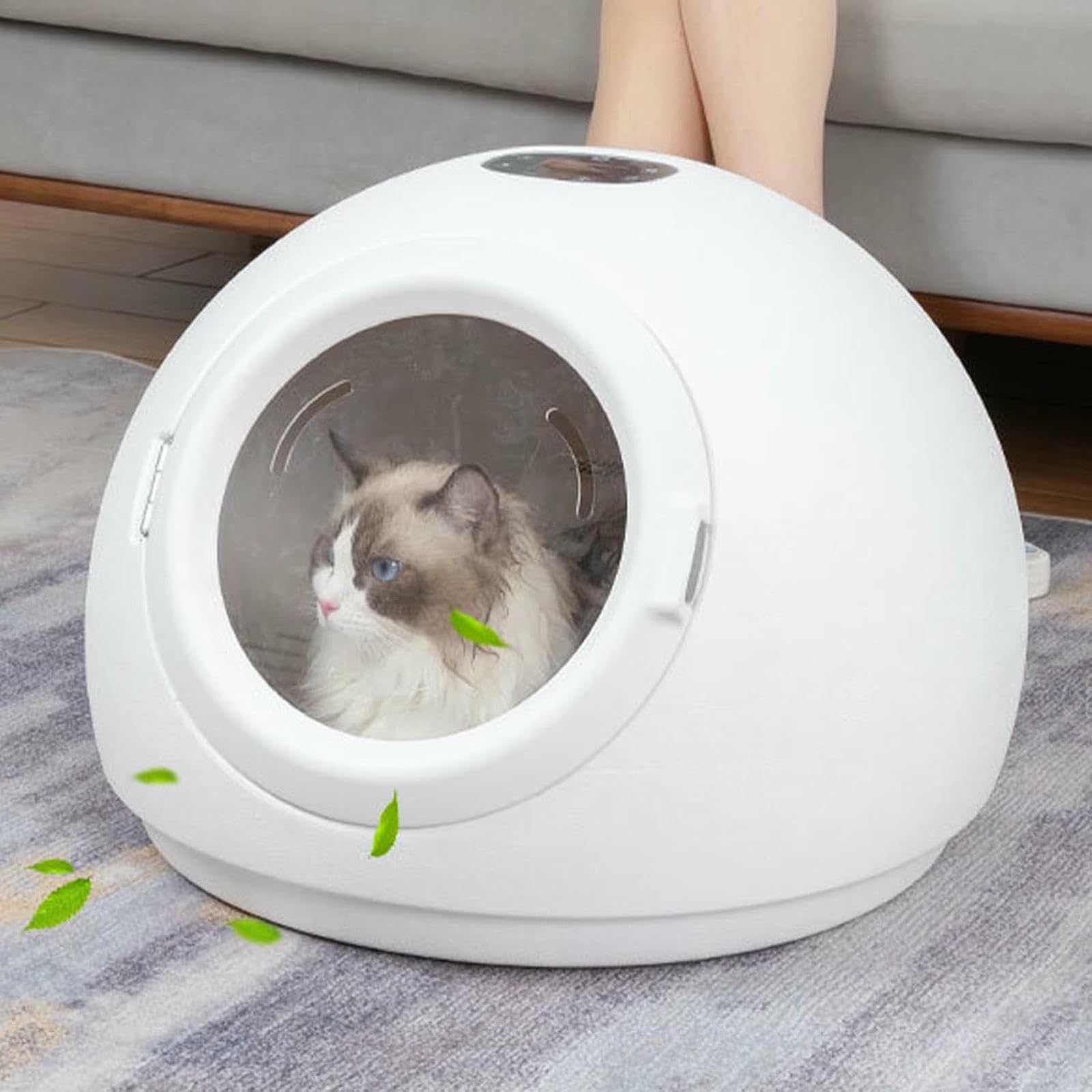 Boîte de séchoir pour animaux de compagnie électrique automatique pour chats et chiens
