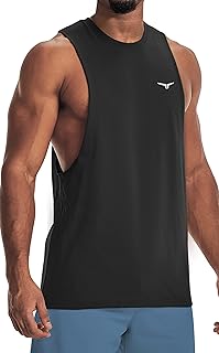 Project Titan Men's Belief Drop Arm Tank Top Sleeveless Muscle T Shirts Gym Workout Stringers