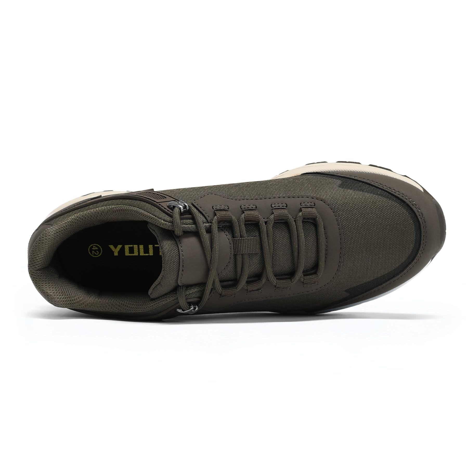 YOUHTUP Chaussures de marche légères et respirantes pour homme - Style décontracté - Confortable - Pour l'extérieur et le camping