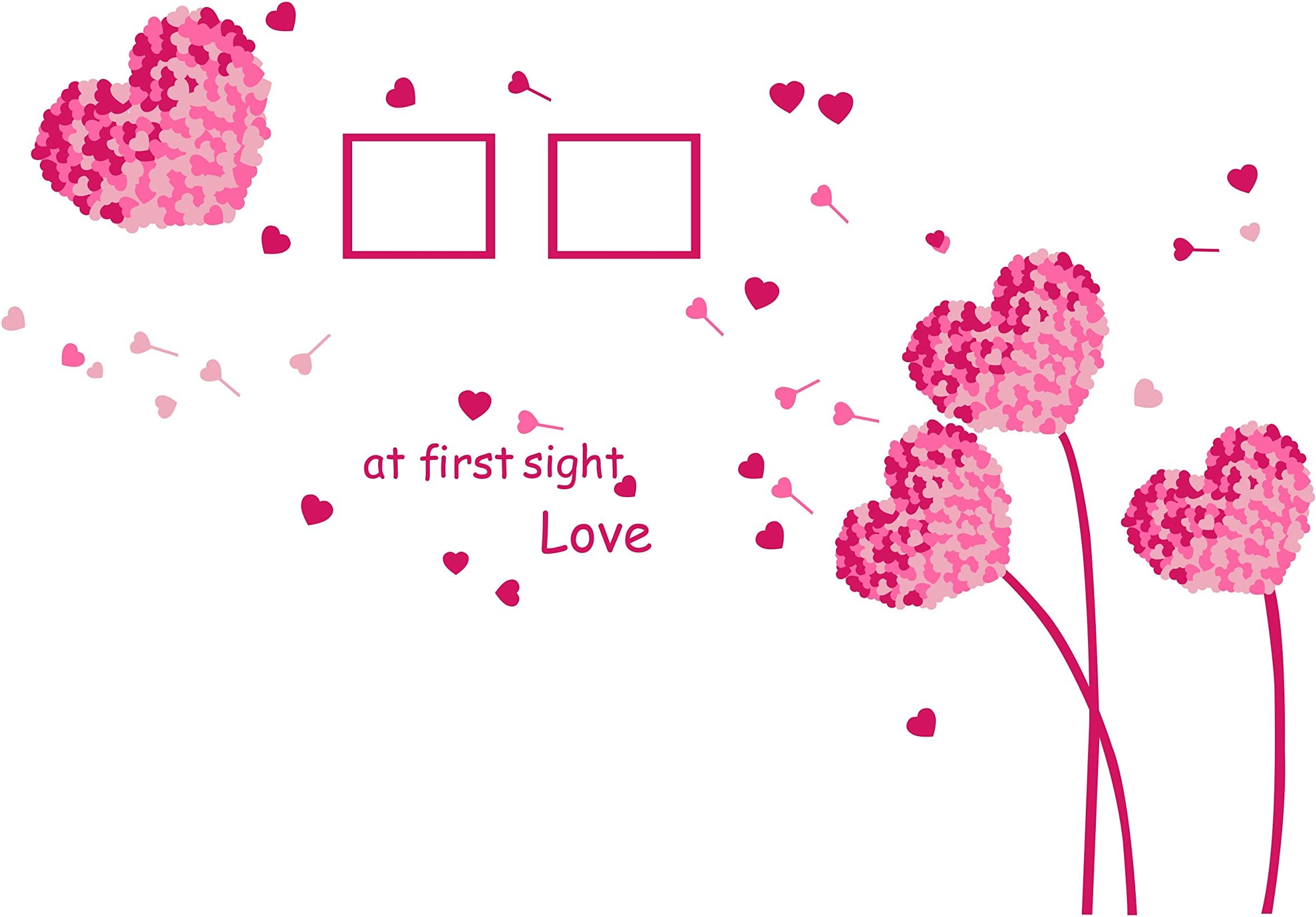 Sticker Hub Valentine's Day Special at First Sight Love Wall Sticker 79cm x 115cm AS369