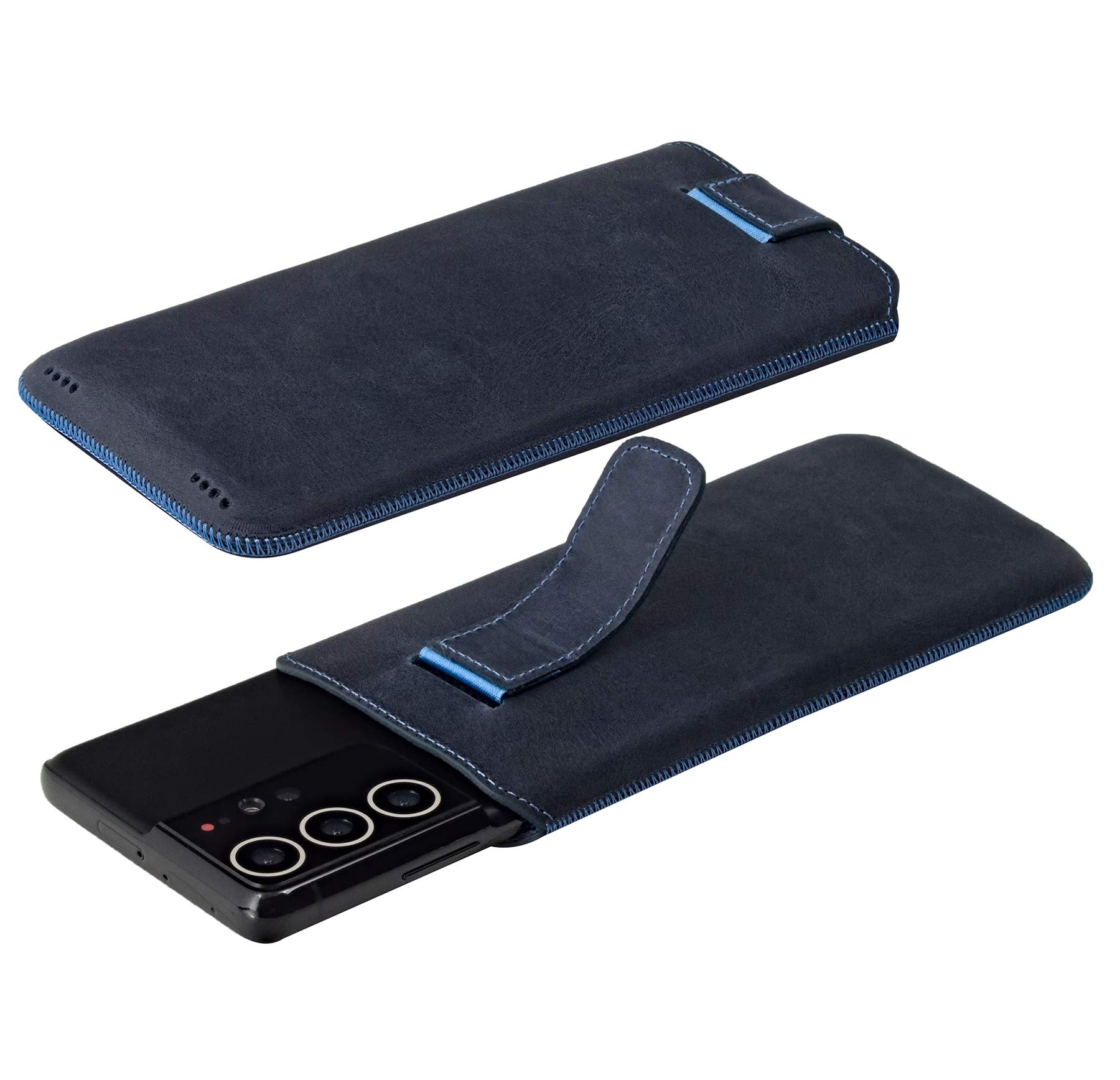 Suncase Borsa Vera Pelle Custodia Slim-Edition Compatibile Con Google