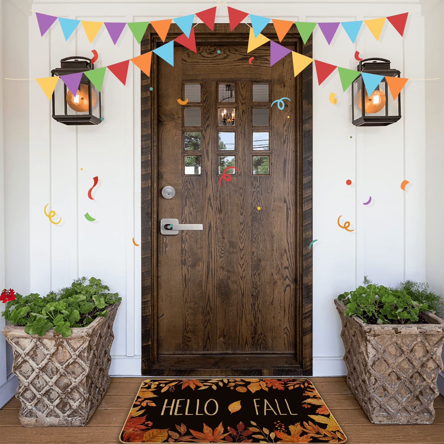 Fall Maple Leaves Doormat - Autumn Welcome Mat -6 Fall Maple Leaves Doormat - Autumn Welcome Mat -6