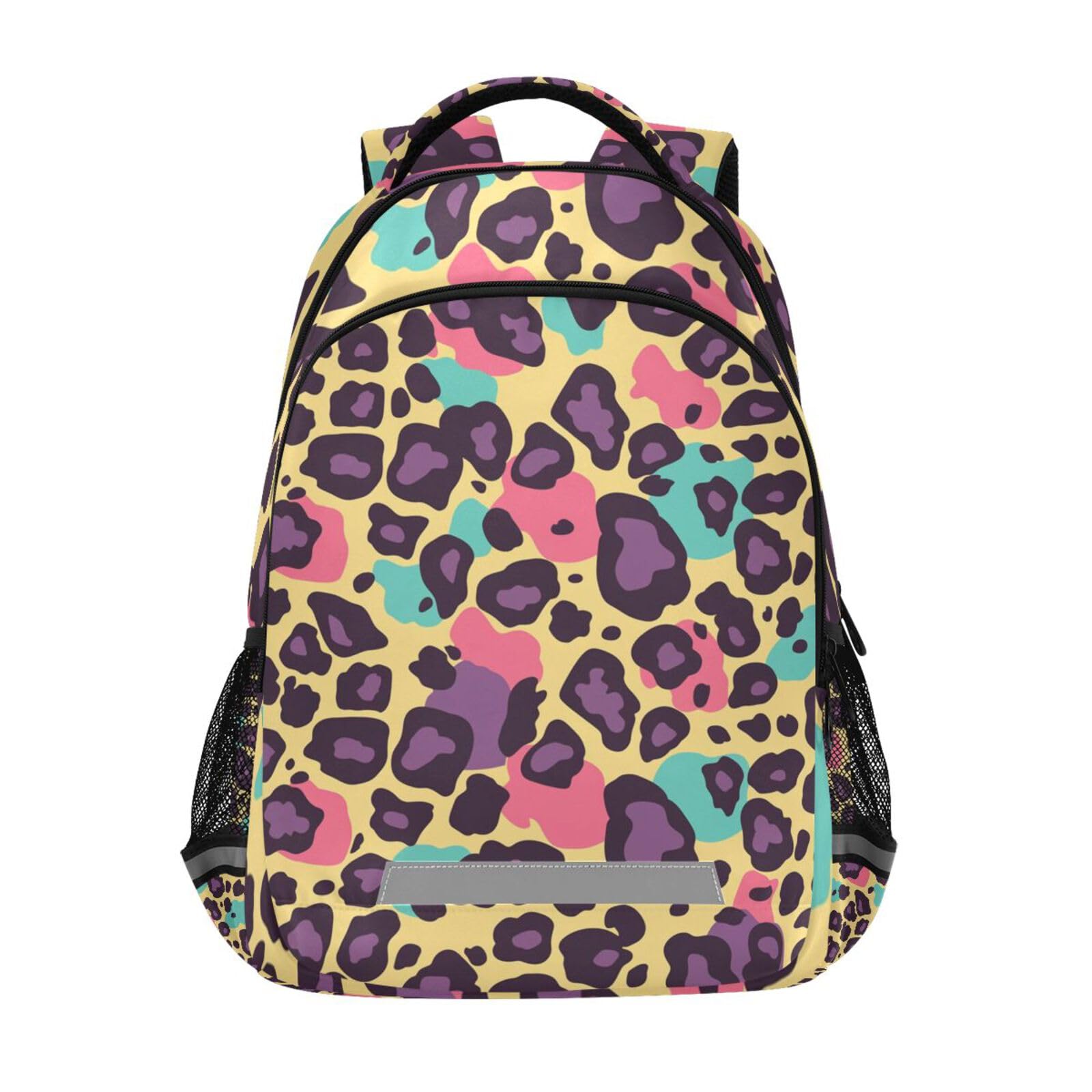 Cartable sac à dos ecole léopard robuste contre l'usure des cours - 8