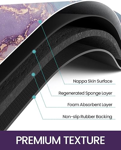 Miniatura 3 de DEXI Alfombra de baño súper absorbente, ultrafina, de perfil bajo, antideslizante, de secado rápido, lavable para fregadero, ducha, inodoro, 17 x 43