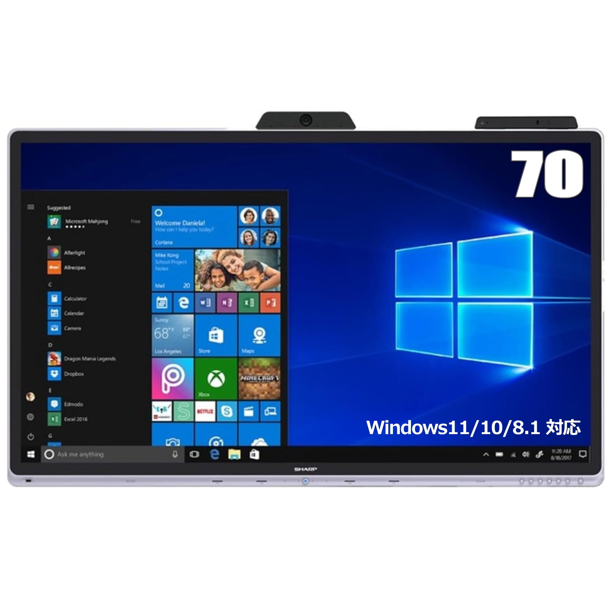 Amazon.co.jp: シャープ PN-CD701 70インチ BIGPAD タッチパネル 4K