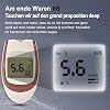 Blood Glucose Monitor (mg/dL) with 50 Blood Glucose Test Strips 50 Lancets 1 Lancing Device 1 Case for Blood Glucose Self Control in Diabetes
