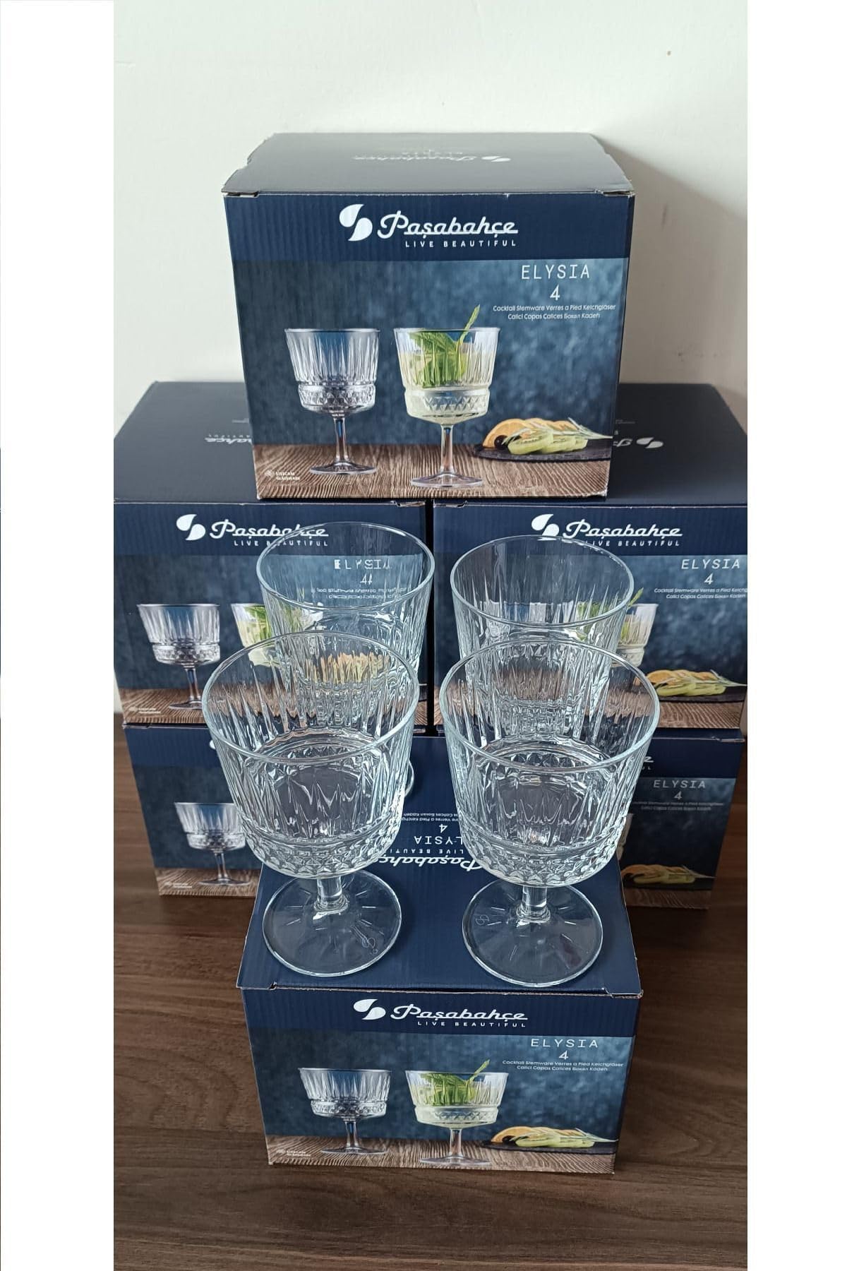 Pasabahce PAŞABAHÇE 4 LÜ ELYSİA MAGNOLYA KASESİ SUNUM BARDAĞI 260CC 440455 TYBHFPXEQ6LNDTQ565
