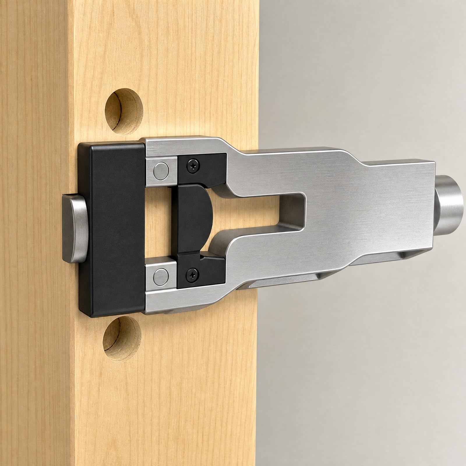 KESOTO Plantilla para Instalar Puerta con Guía Agujero Cabezal Fresado para Montaje s Embute con Estructura Metálica Resistente y