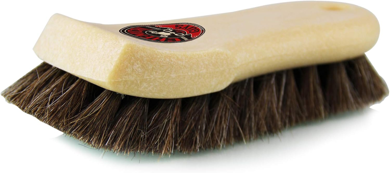Chemical Guys ACC_S94 Convertible Top Horse Hair Cleaning Brush, Safe for Cloth Soft Tops, Upholstery, Leather, Furniture, & More