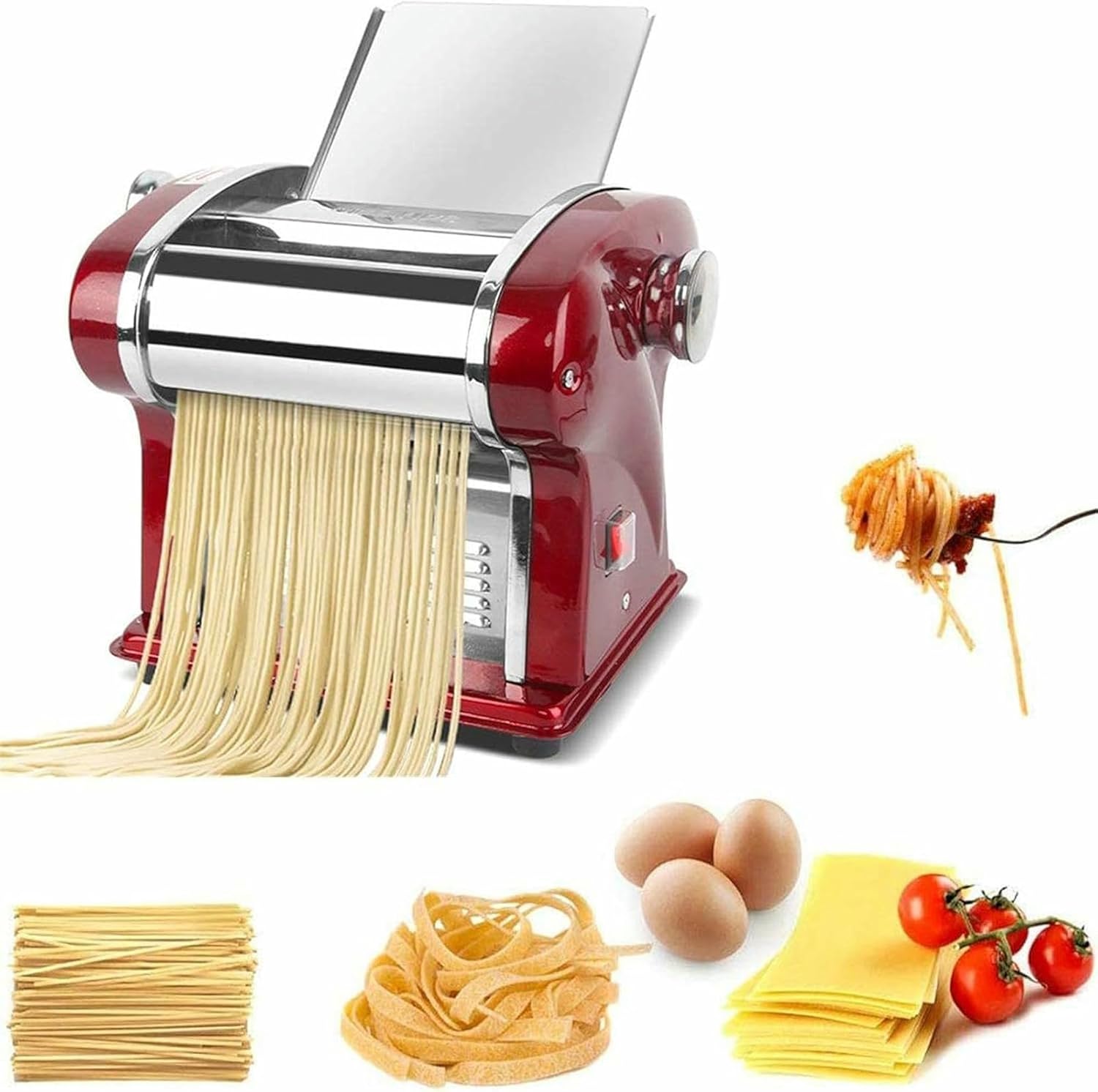 Pasta Machine, Stainless Steel Pasta Maker, Electric Noodle Pasta Machine, Commercial Noodle Pasta Maker, Dumplings Maker