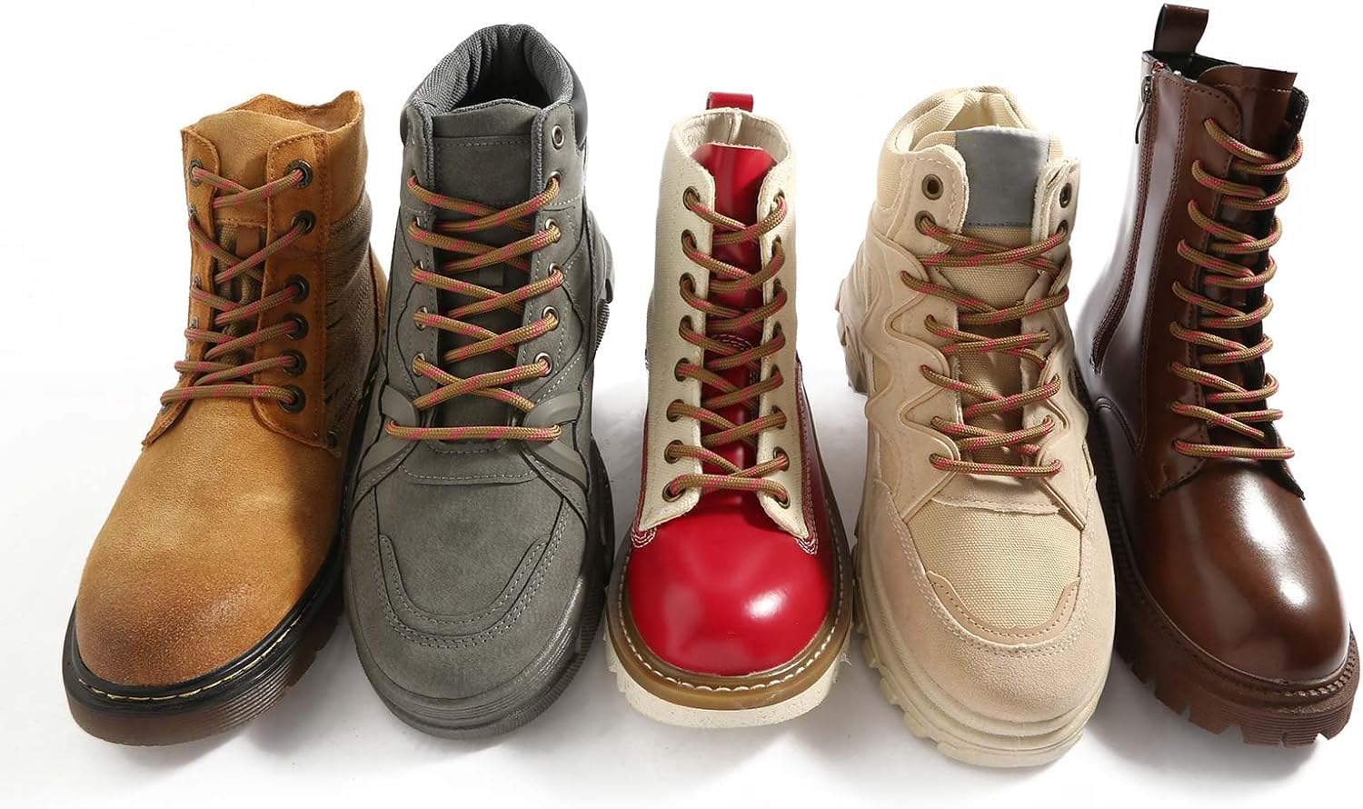 VSUDO Round Shoe Laces for Hiking Boots, 5/32 Inch Shoestrings for Outdoor Work Shoes, Thick Climbing Shoelaces for Boots - Image 4