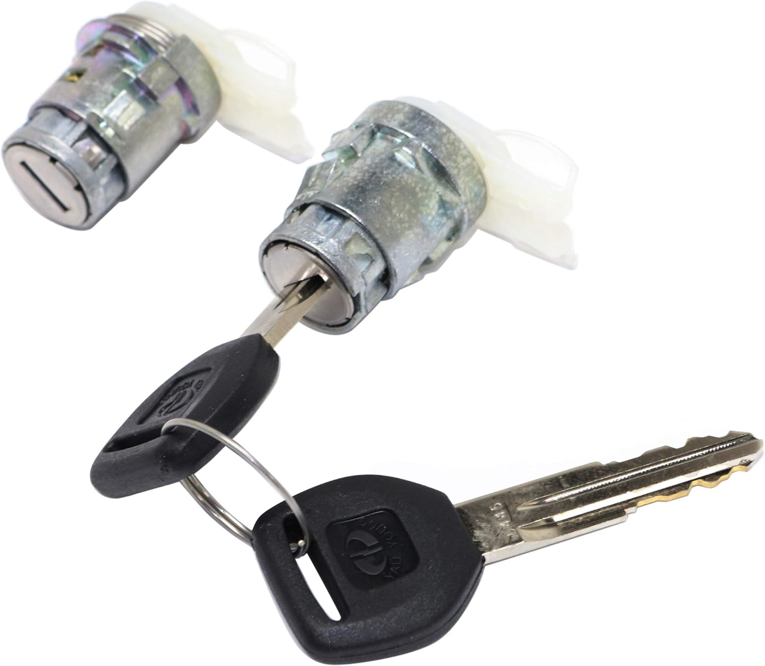 Garage-Pro Door Lock Cylinder Set, Door Locks For 1988-1995 Honda Civic, Fits 1987-1993 Acura Integra, Fits 1992 Honda Prelude, Fits 1992-1994 Acura Vigor, Chrome