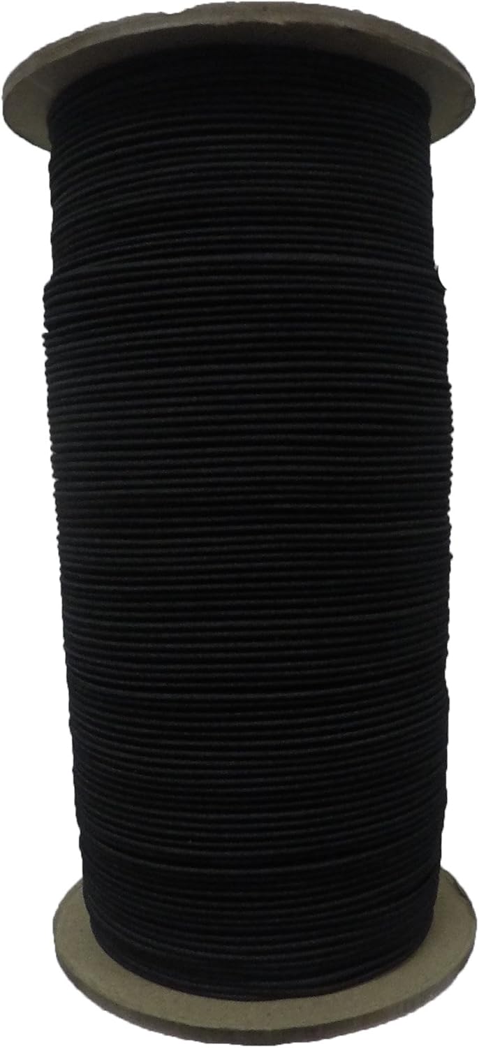 1/16" x 1000FT. Shock Cord/Bungee Cord - BLK
