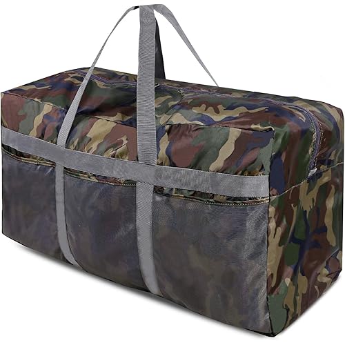 REDCAMP Foldable Travel Bag, Large Sports Bag, 75L/96L/100L, Lightweight Waterproof Tote Bag