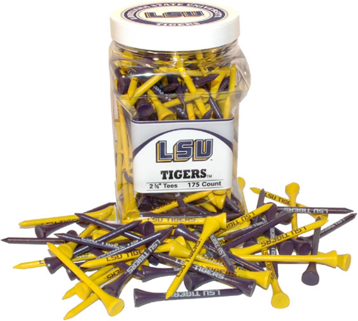 Team Golf NCAA unisex-adult Jar of 175 Golf Tees