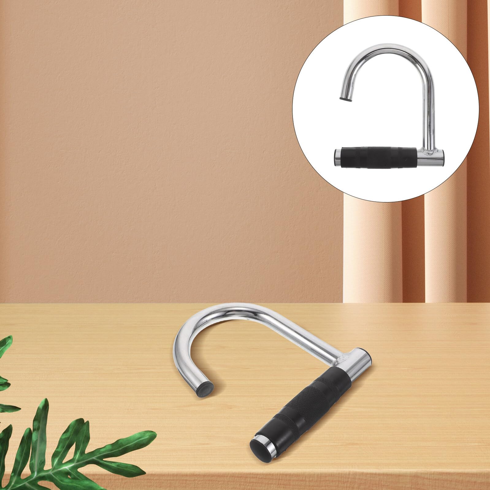 SUPVOX Impugnatura Fitness Antiscivolo con Rivestimento in Gomma Antishock Maniglia Resistente per Attrezzi Palestra e Cavi Accessorio Ergonomico per Allenamenti con Pulley e Trazioni