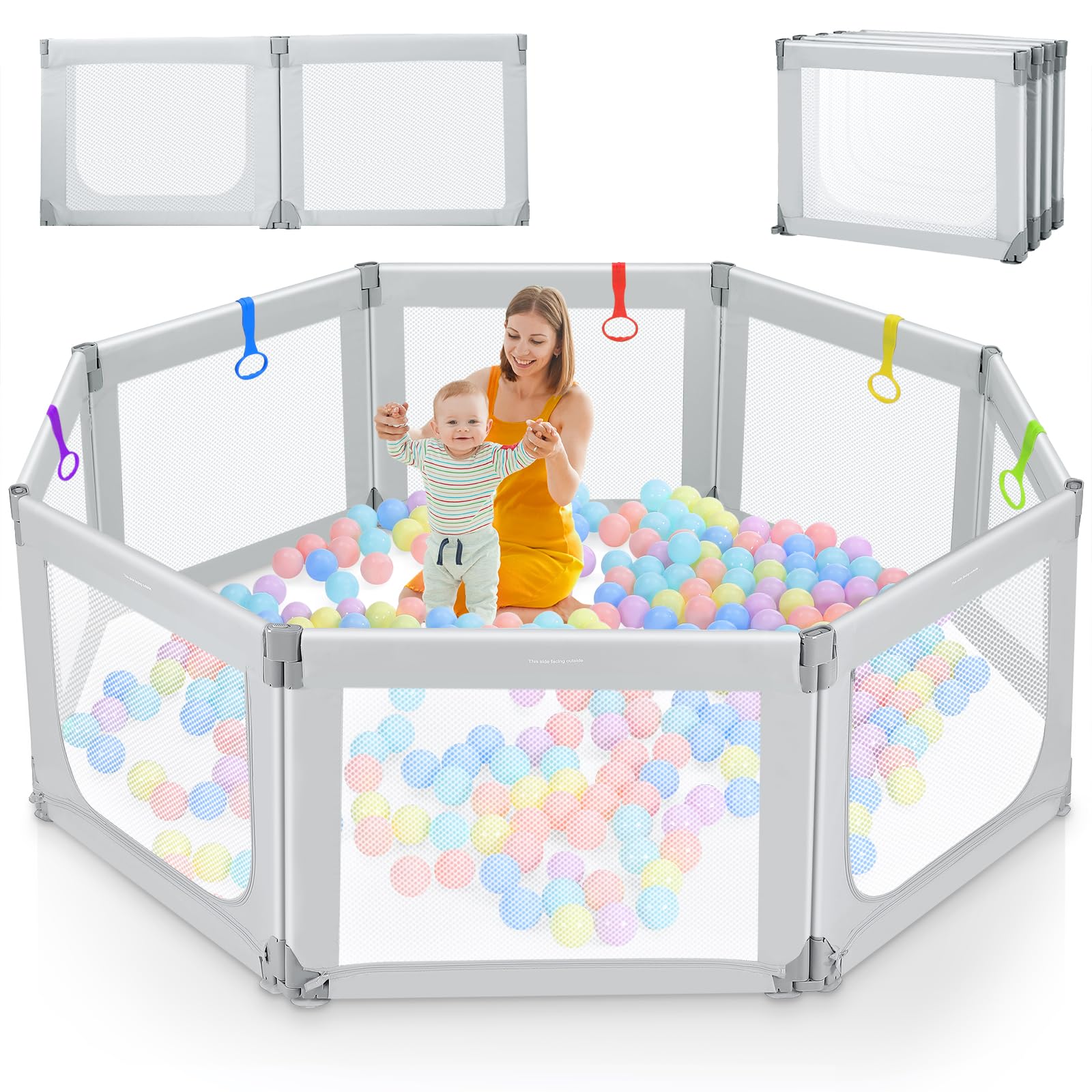 Kidirect Foldable Playpen, 71