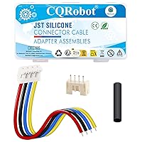 Vista 78 de CQRobot JST EL 4.5 mm de paso 2 pines conector electrónico IC macho, enchufes hembra carcasa y kit de terminales de crimpado en T macho/hembra. 50