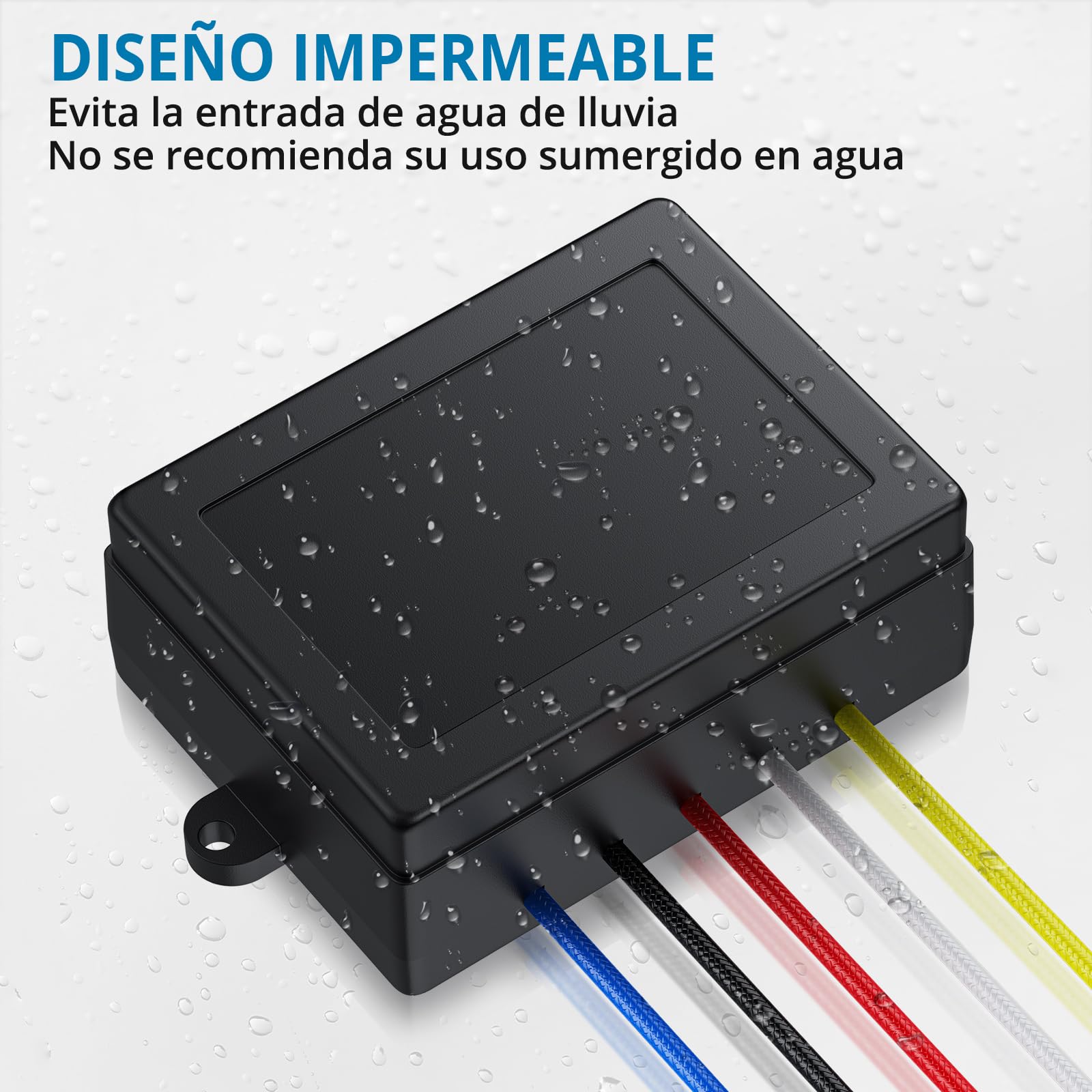 AUTOUTLET 2PCS Mando Inalambrico para Cabrestante, Mando a Distancia para Cabrestante Kit de Control Remoto Inalámbrico 12V para Coche ATV Camión SUV