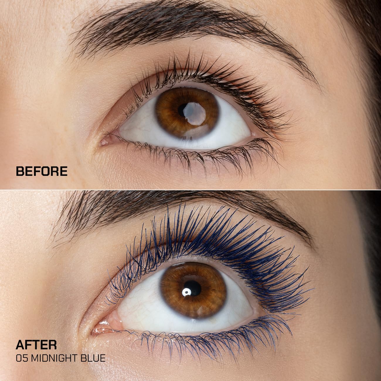 Radiant Professional Lengthening Mascara with silicone brush – Smudge-Proof Curl Mascara Volume & Length for Sensitive Eyes, Cruelty Free, Ideal for Mature & Young Women, 0.43 oz (05 Midnight Blue) - Image 2