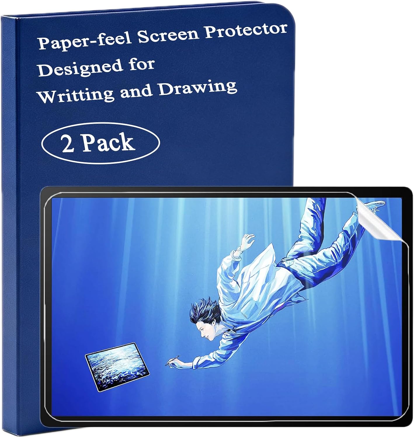 2-Pack Paperfeel Screen Protector Work with Wacom Movinkpad Pro 14