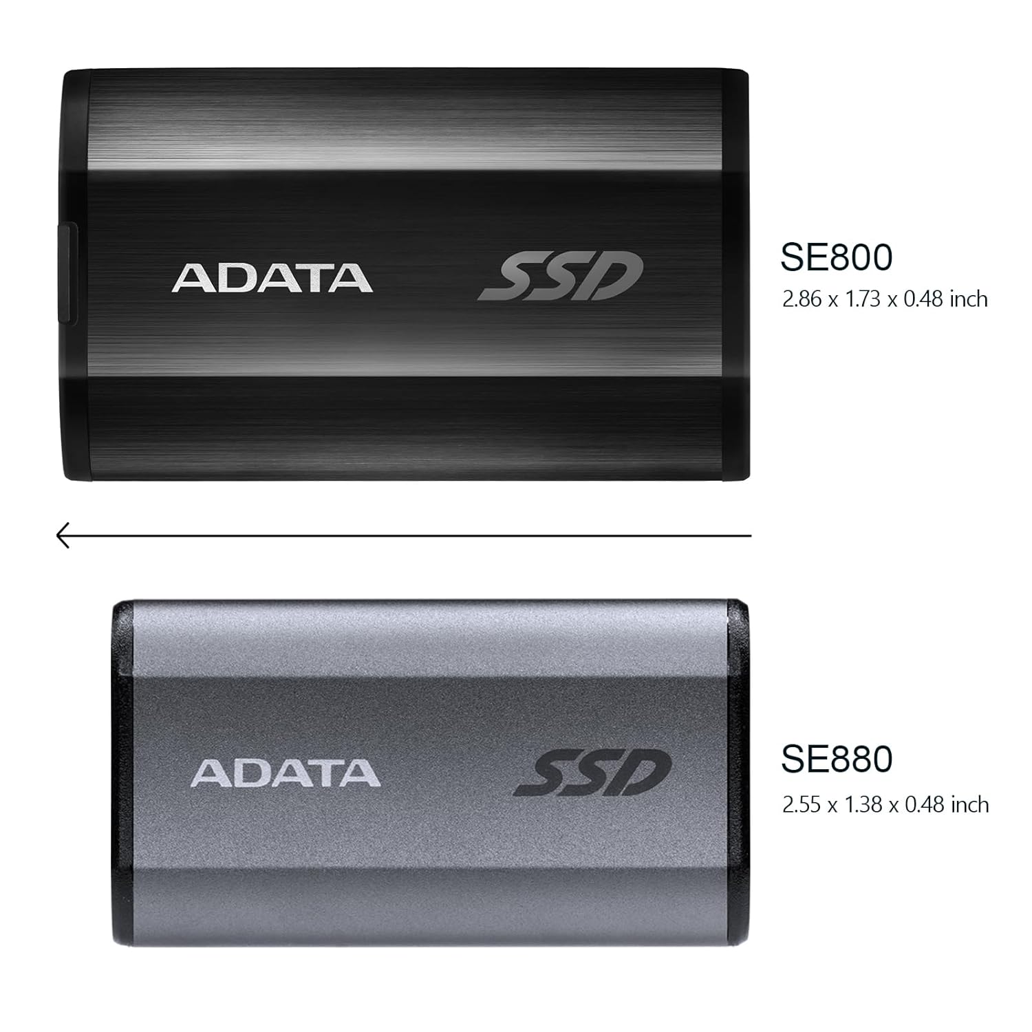 Buy ADATA Technology 2TB Elite SE880 External SSD (Titanium Gray Buy ADATA Technology 2TB Elite SE880 External SSD (Titanium Gray