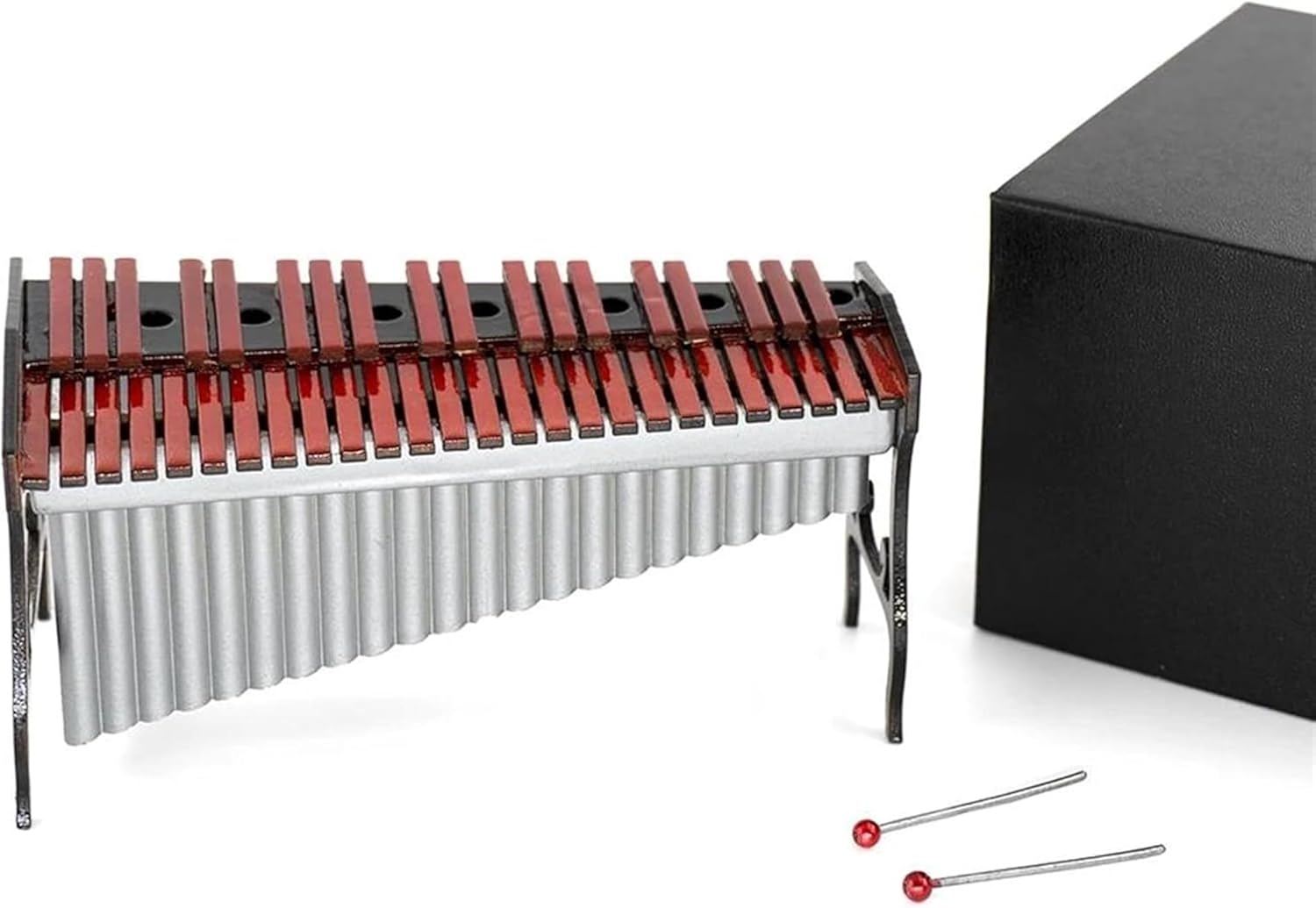 12cm Mini Marimba Xylophone Model - Miniature Musical Instrument Home Decor, Desk Ornament, Music Lover Gift