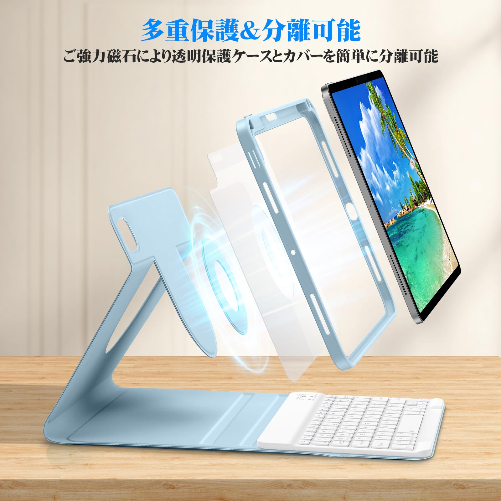 新品 GOOJODOQ 11インチ iPad用キーボードケース Amazon.co.jp: GOOJODOQ 2024 iPad Pro 11(M4) 11インチ