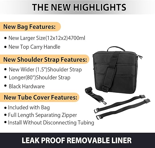 Miniatura 5 de Soporte de bolsa de catéter para bolsas de catéter,Cubiertas de bolsa de catéter,Bolsa de orina con correa ajustable,Suministros de catéter