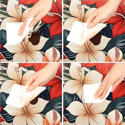 Vista 299 de Cardinal Bird - Mantel redondo ajustable con borde elástico de 36 a 42 pulgadas, mantel redondo elástico, impermeable, lavable, mantel circular