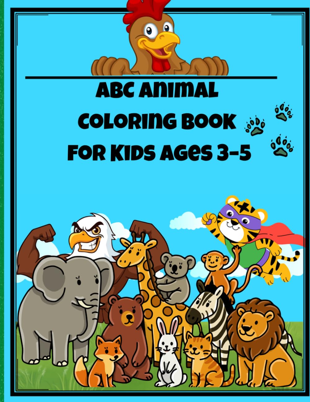 ABC Animal Coloring Book: For Kids Ages 3–5