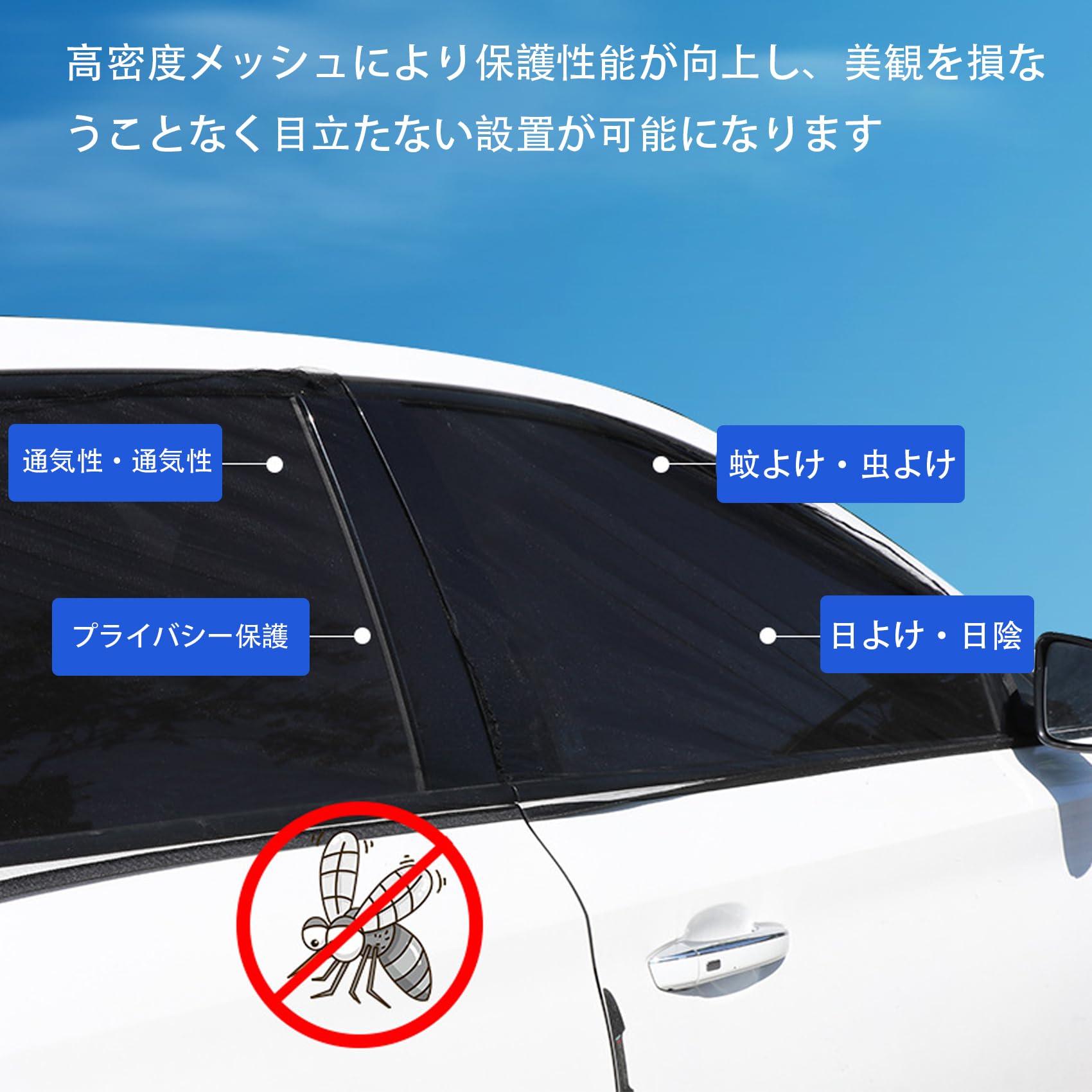 Amazon.co.jp: 車用網戸 4枚セット 日産 セレナ C26, 日産 セレナ C27