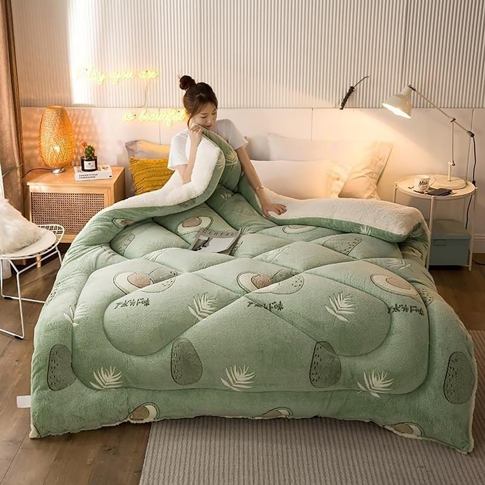 Couette pour la maison chaude et respirante contre les nuits froides