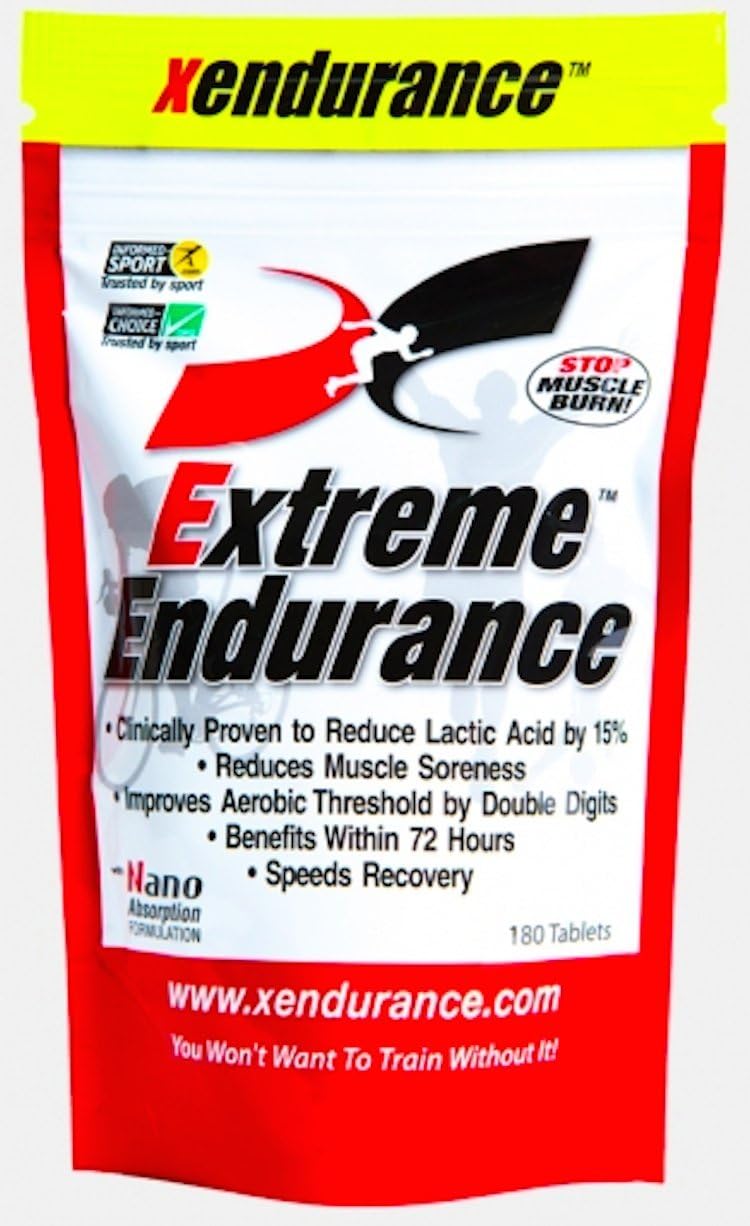 Xendurance® Extreme Endurance | Reduces Lactic Acid & Muscle Soreness | Clinically Proven