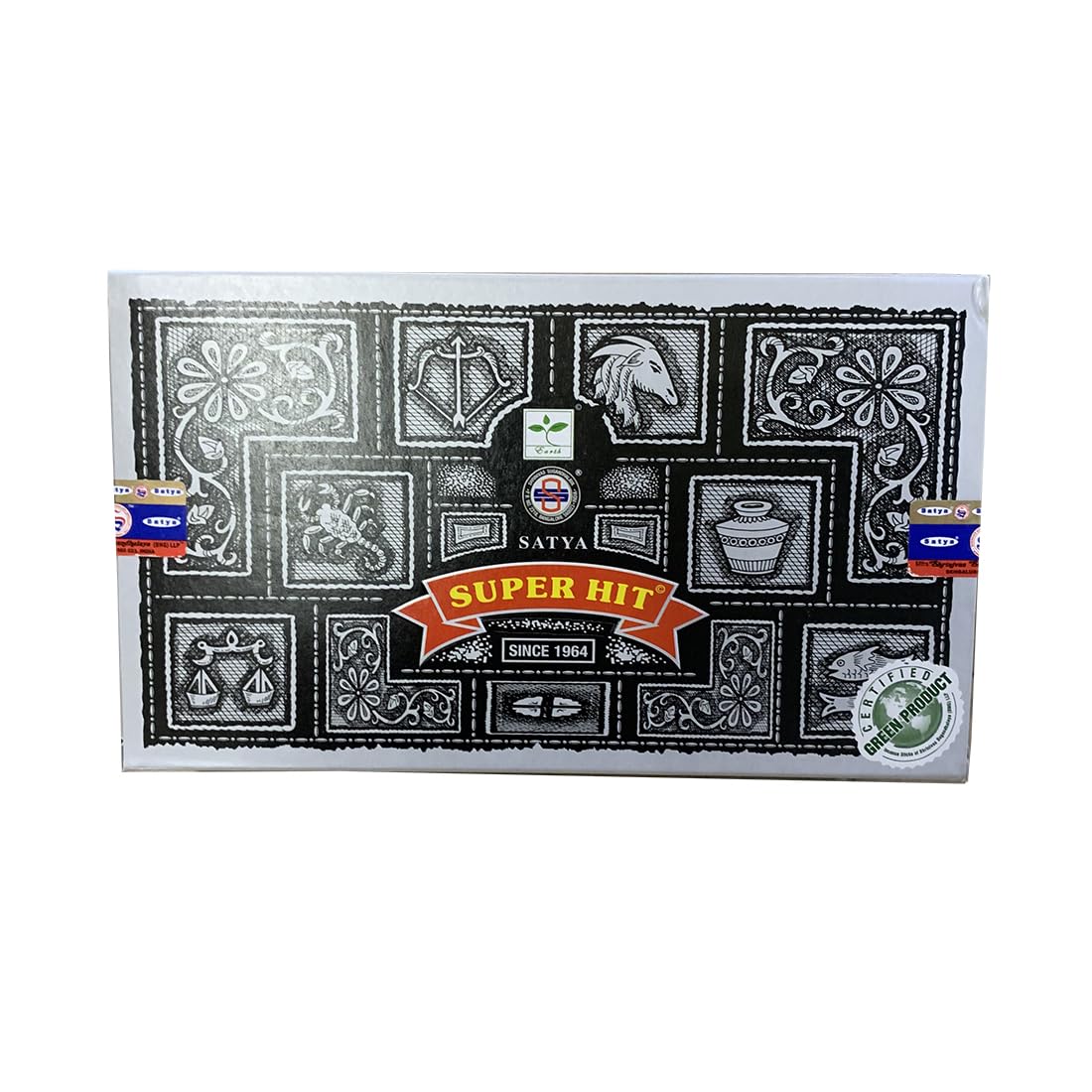 Giftlocaluk Floral, Spicy, With Hints Of Vanilla And Musk Satya Super Hit Incense Sticks Exotic Blend For Energy & Positivity 240 Sticks (12X20)