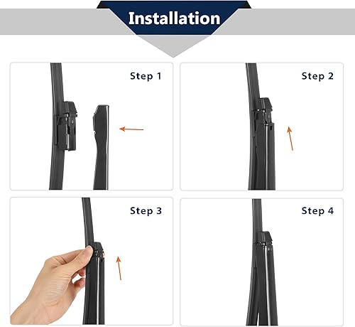 Miniatura 7 de X AUTOHAUX Juego de brazo de limpiaparabrisas trasero para Ford EcoSport 2015-2017 11 pulgadas 11.220 in