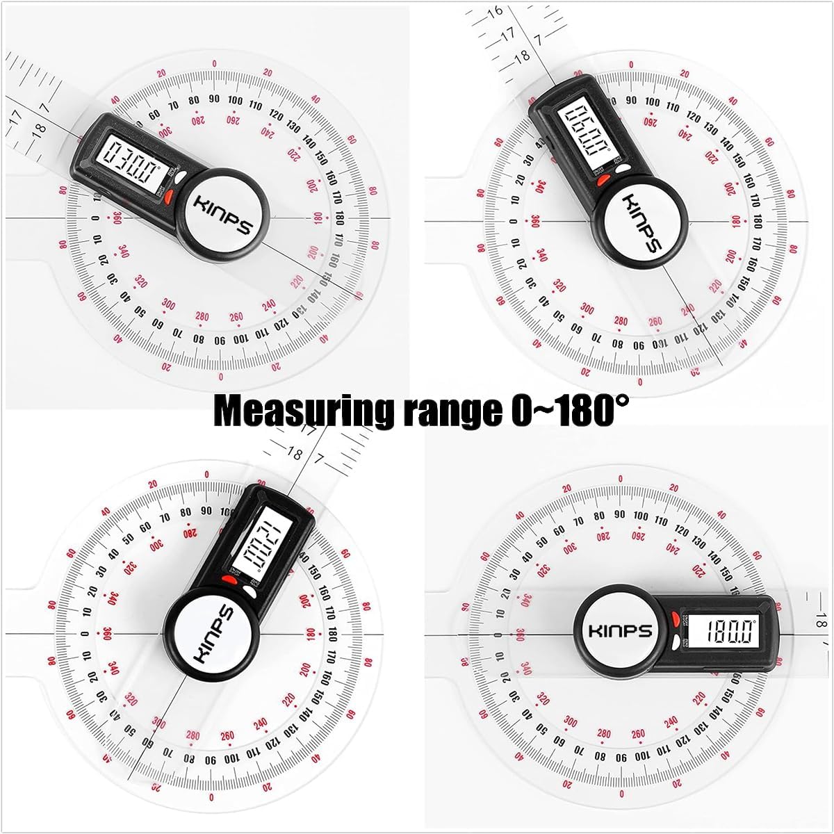 Kinps 12" Digital Goniometer, Construction Protractors
