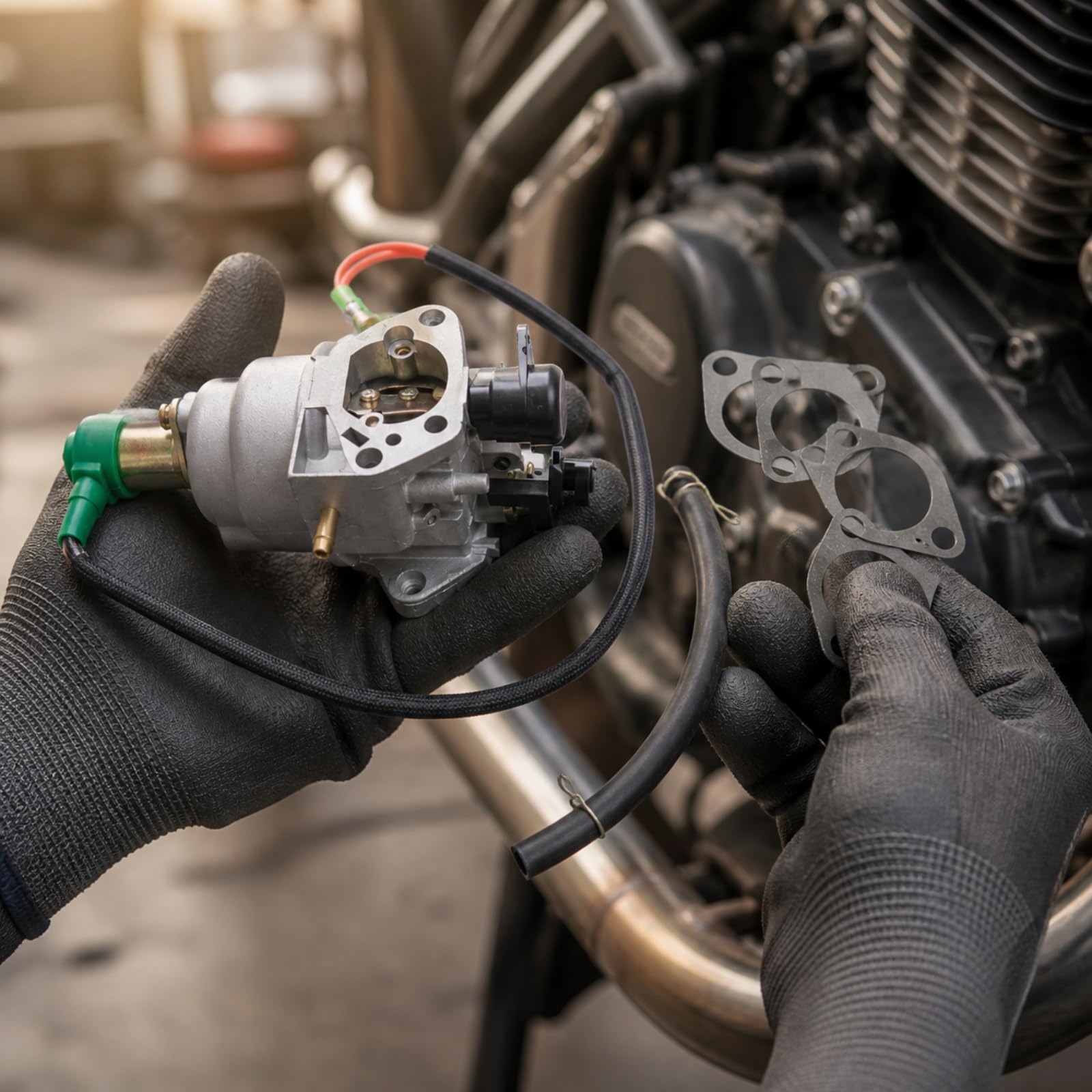 Kit Carburatore in Alluminio | Carburatore con Guarnizioni, per Manutenzione, Meccanici