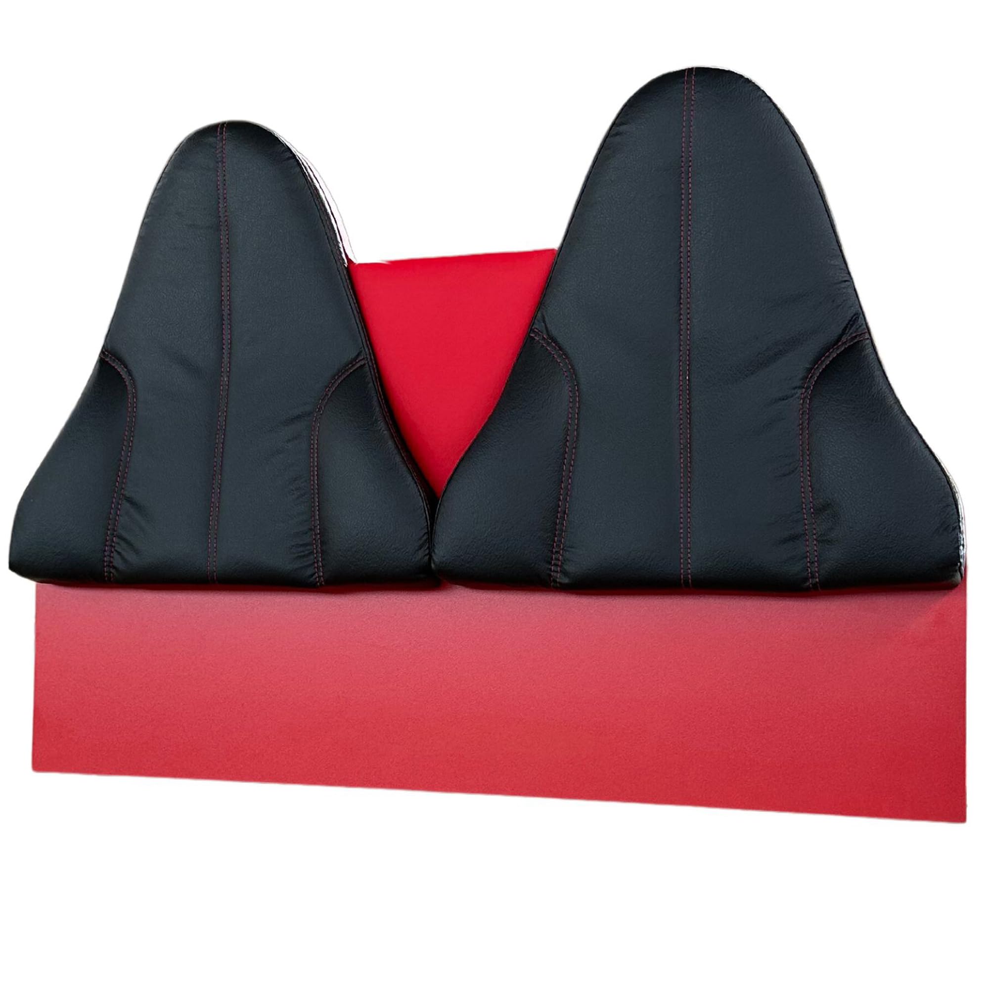 Rio Premium - Asientos deportivos para cuna, color negro y rojo