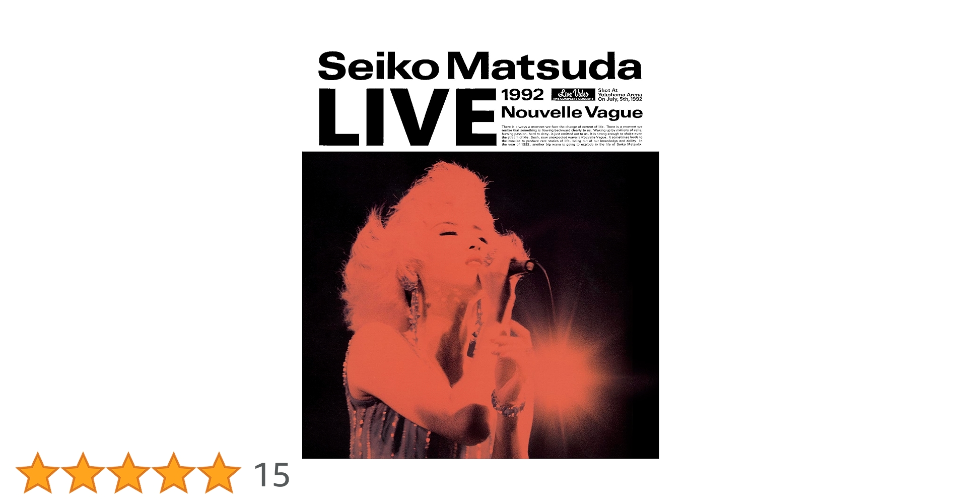Amazon.co.jp: 【Amazon.co.jp限定】LIVE 1992 Nouvelle Vague