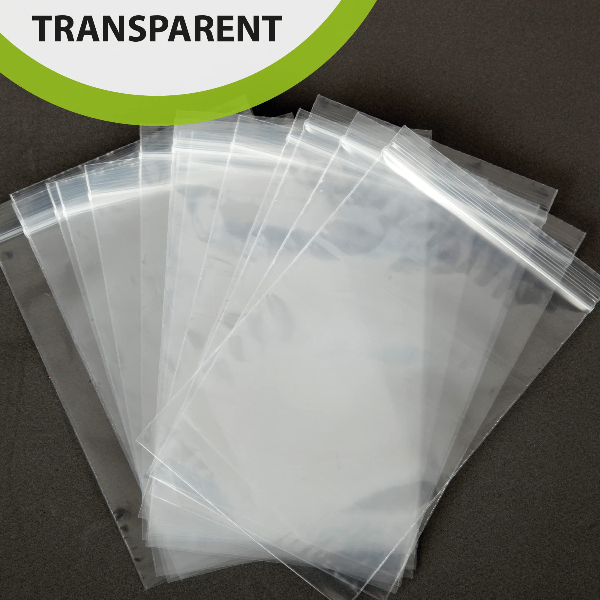 FOGG Supplies Druckverschlussbeutel, 50x50 Mm, Wiederverwendbar, Robust, Mit Reißverschluss, Klein, Transparent, Wiederverschließbar, Aus Polyethylen, Für Lebensmittelaufbewahrung, Schmuck, 100 Stück
